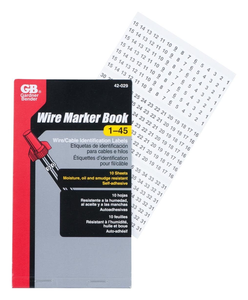 LIBRETA MARCAR 1-45 - GB42-029