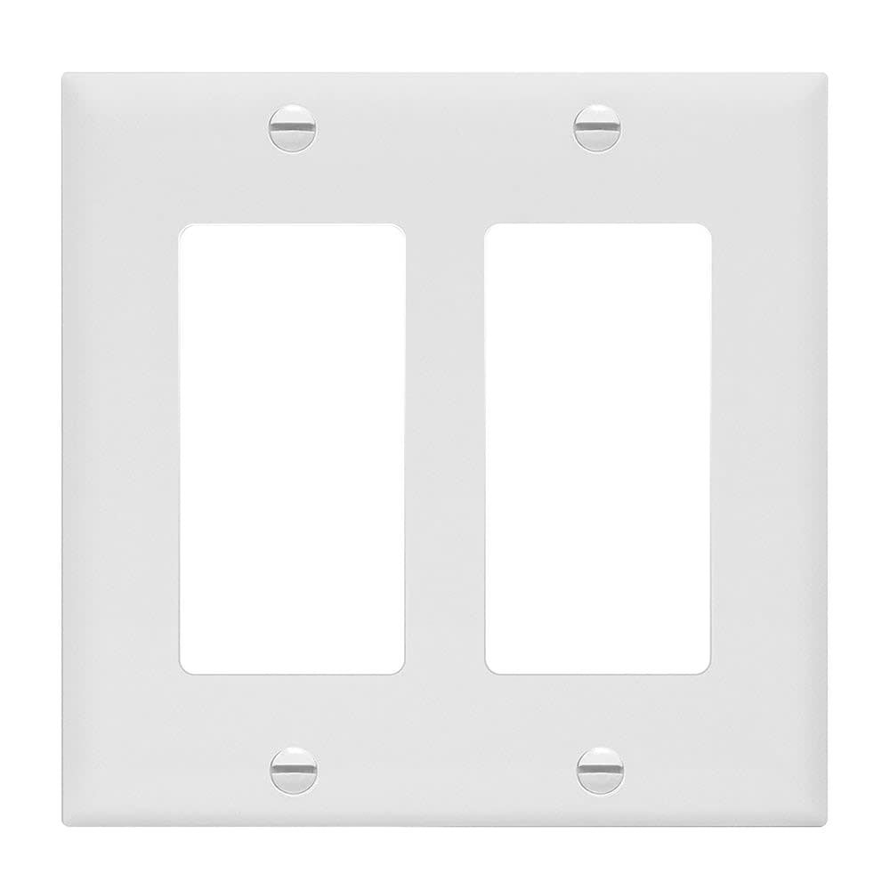 8832-W RESIDENCIAL DECORATOR / GFCI STANDARD WALL PLATE 2 GANG