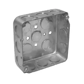 CAJA METAL 4X4 KO 1/2&quot; METAL BOX 3-52151-1/2