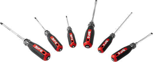 Milwaukee 48-22-2886 6PC CUSHION GRIP SCREWDRIVER SET