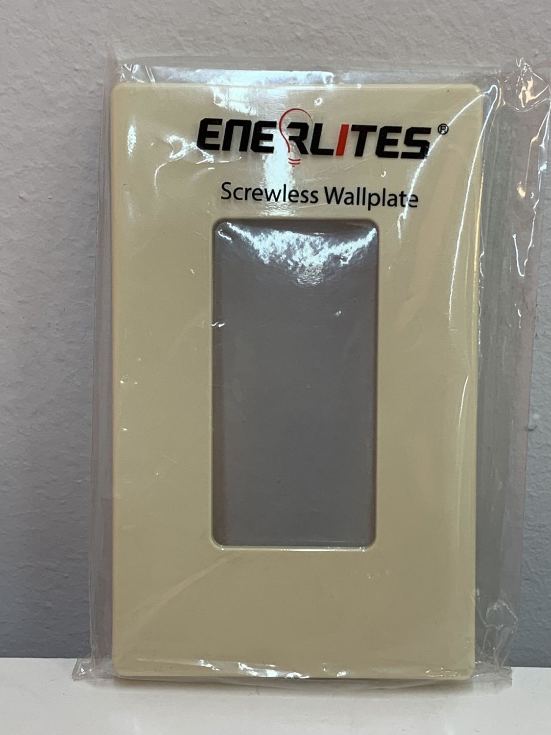SI8831-I COMMERCIAL SNAP IN SCREWLESS DECORATOR /GFCI WALL PLATE 1G  IVORY