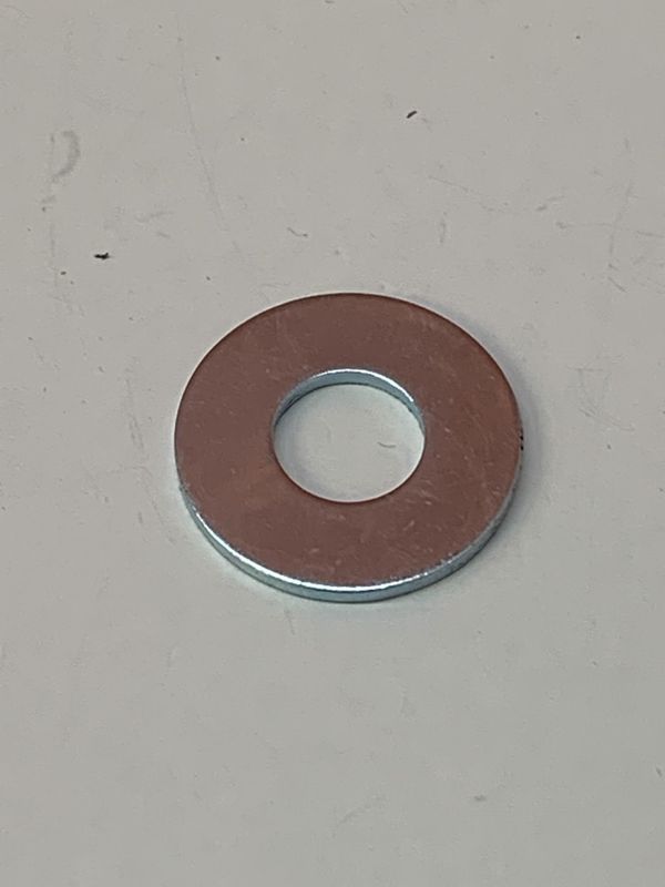 ARANDELA PLANA 1/4 CAJA 100 PZS