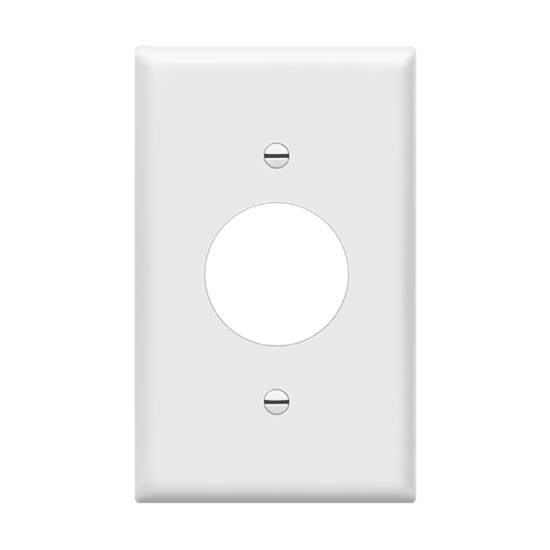 885-I RESIDENCIAL SINGLE RECEPTACLE PLATE 1G IV