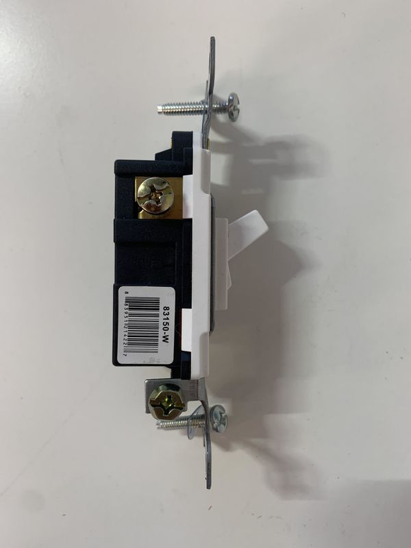 83150-W RESIDENTIAL TOGGLE SWITCH 3 WAY 15A WHITE 120-277V