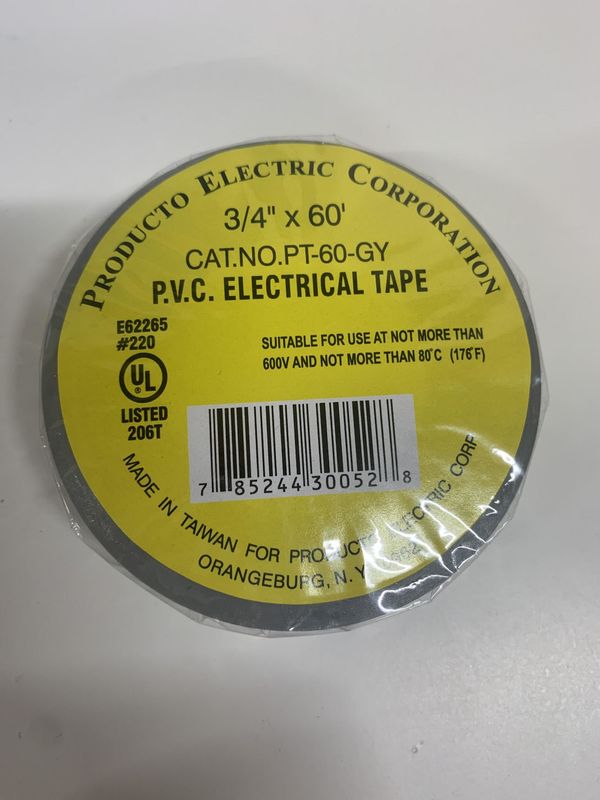 TAPE GRIS 3/4 inch X 60'