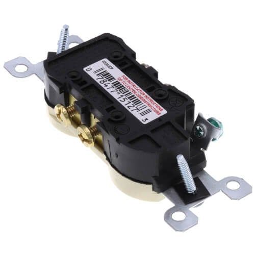 RECEPTACULO DOBLE CON GROUND 15AMP/125V IVORY-5320-ICP