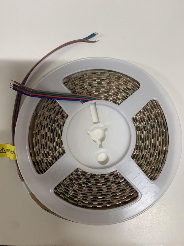 LBA-24-RGB-120 RGB STRIP LIGHT 10MM PCB 24V 14W/M IP20