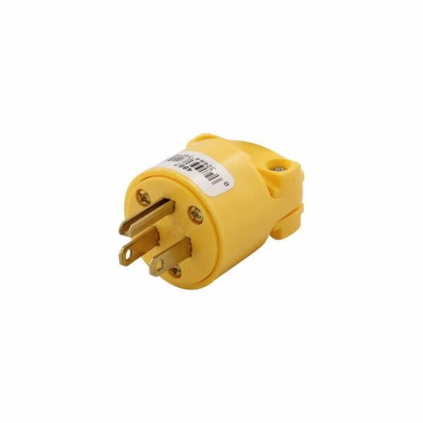 ENCHUFE CON GROUND 15A/125 YELLOW C 4867
