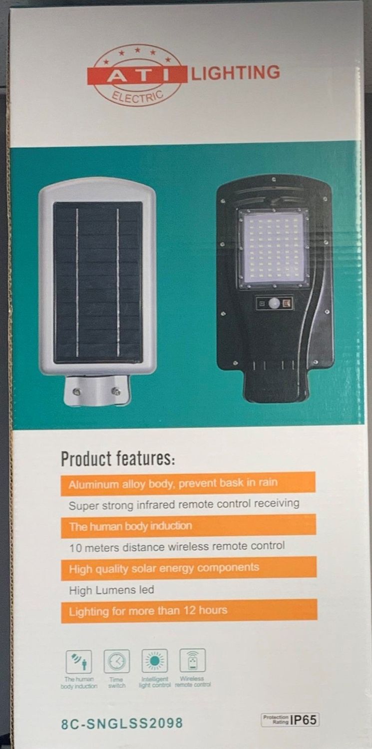 8C-SNGLSS2098 LAMPARA SOLAR LED TIPO COBRA 30W
