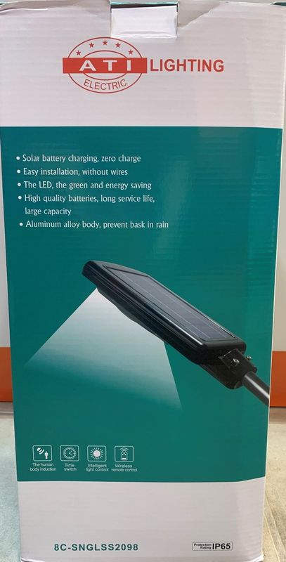 8C-SNGLSS2098 LAMPARA SOLAR LED TIPO COBRA 30W