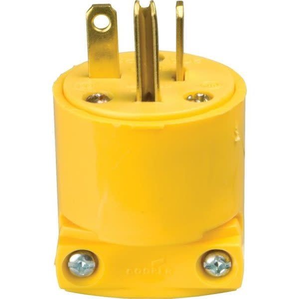 PLUG 20AMP 125V YELLOW  WG/ 4409
