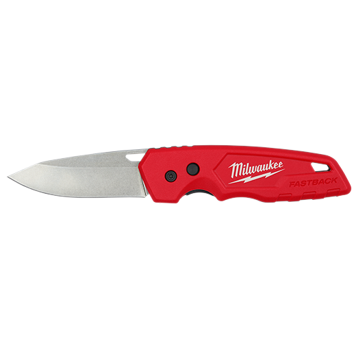 MILWAUKEE FASTBACK Stainless Steel Folding Knife with 2.95 in. Blade - 48-22-1520