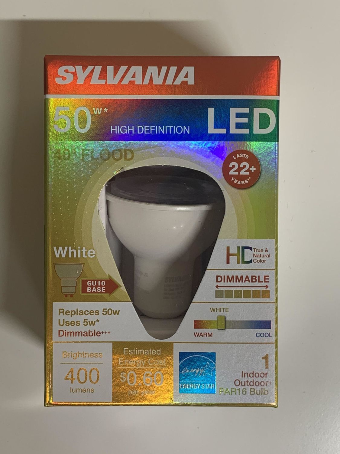 40002	LED5PAR16GU10DIM930FL4022YRP 6/CS