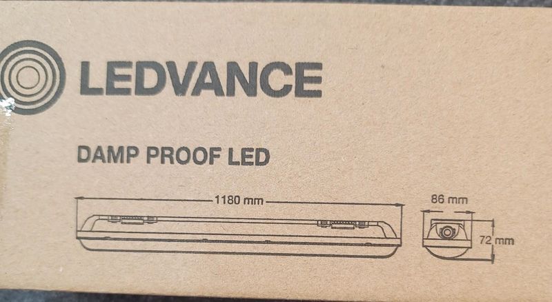 86395PR LEDVANCE DAMP-PROOF - 4ft 36W 120-277 5000K 3600LMS