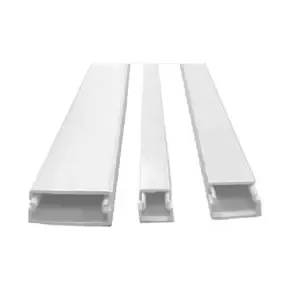 WIRE MOLD COVER 1/2&quot; X 80&quot; BLANCO (25 EA VARETA PLASTICA)