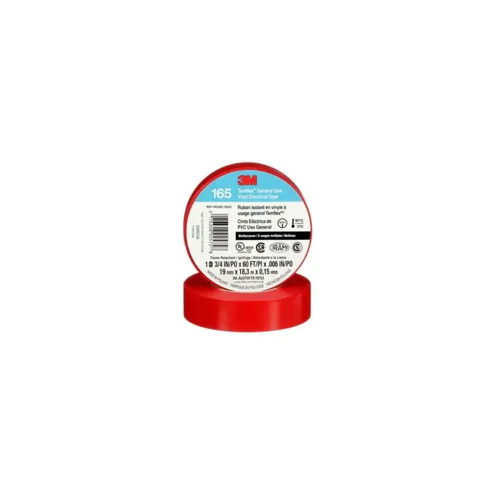 TAPE ELECTRICO 3M ROJO TEMFLEX 60&#39; 1400R