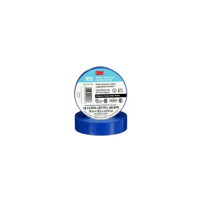 TAPE ELECTRICO  3M AZUL TEMFLEX 60&#39; 1400A