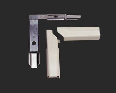 15-V5711LHA STEEL INTERNAL TWIST ELBOW IVORY