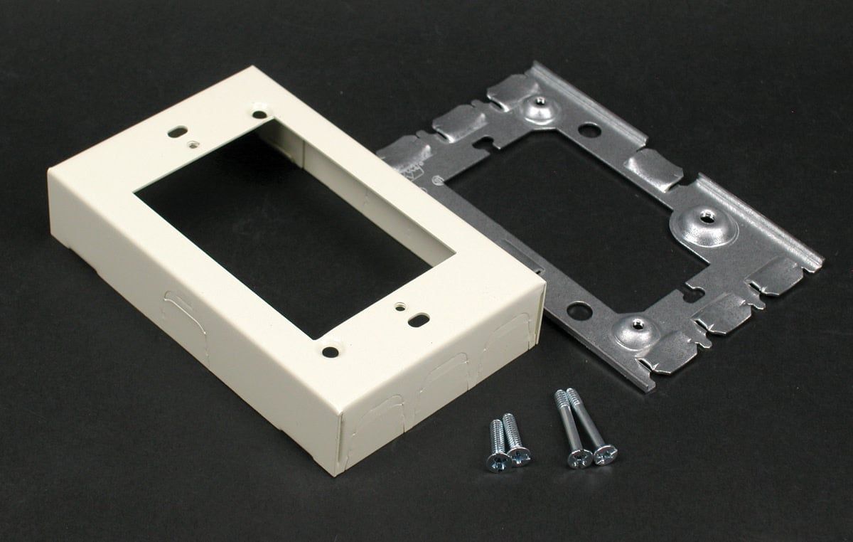 V5751 FLUS TYPE EXTENSION ADAPTER BOX IVORY