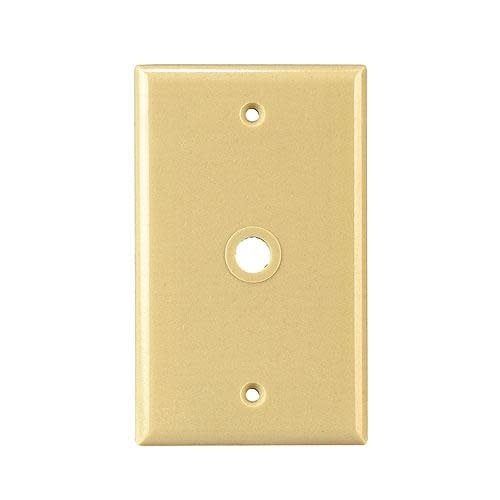 PLACA TELEFONO 2X4 IVORY C 2128V P TP11I