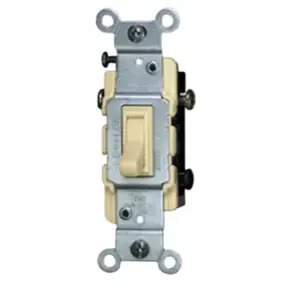 1C-JX106W SWITCH SENCILLO 3 WAY BLANCO 15A