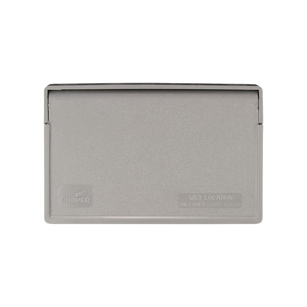 TAPA WP LEXAN RECEP DECO GFC GRAY S3966 / S3726SC
