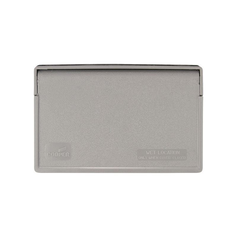 TAPA WP LEXAN RECEP DECO GFC GRAY S3966 / S3726SC