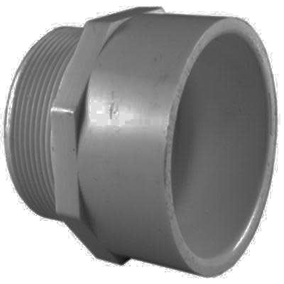 MALE ADAPTER CONECTOR MACHO PVC  3&quot;