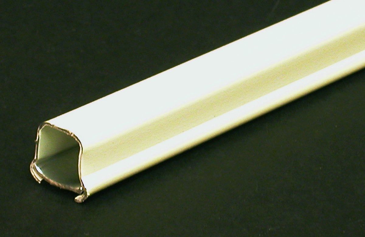 15-V700 STEEL RACEWAY WIREMOLD IVORY