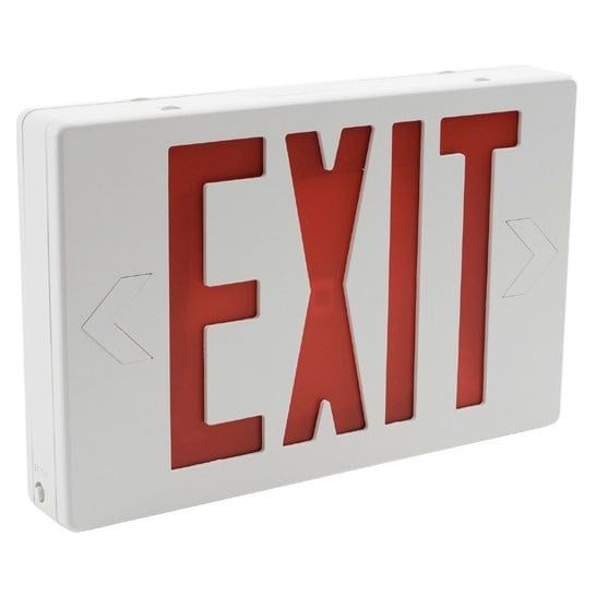 60761 SYLVANIA VALUELED EXIT SIGN-RED