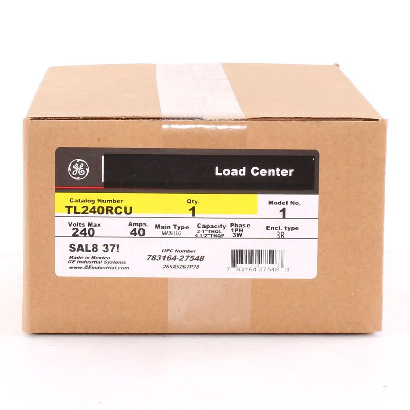 TL240RCU PANEL ELECTRICO GE 2 CIRCUITOS 40A RAINTIGHT