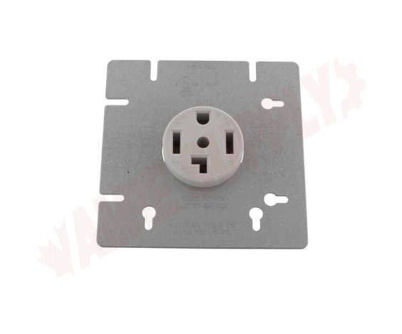 Universal Dryer Receptacle, 4-wire Outlet, Nema 14-30r, 30a 120/240v, White  - 45125