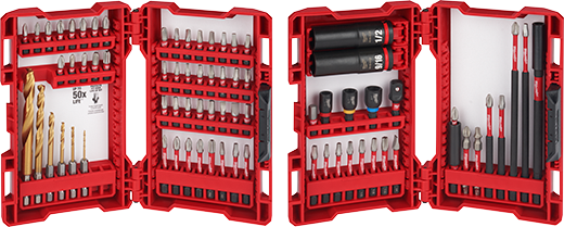 Milwaukee SHOCKWAVE Impact Duty Drill and Alloy Steel Screw Driver Bit Set (75-Piece) /48-32-4030