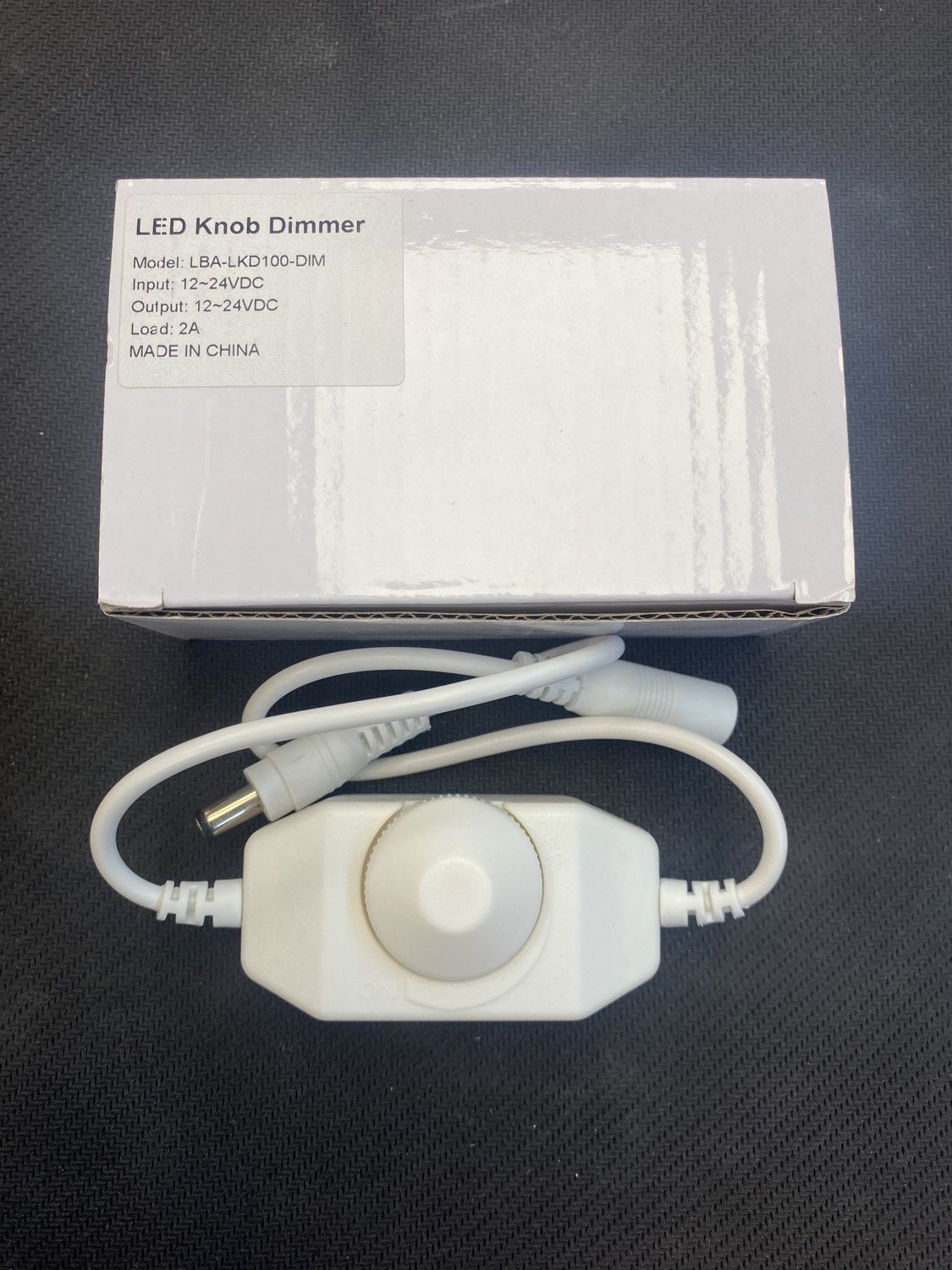 LBA-LKD100-DIM DIMMER 12-24V DC, Output: 1channel, LED KNOB DIMMER