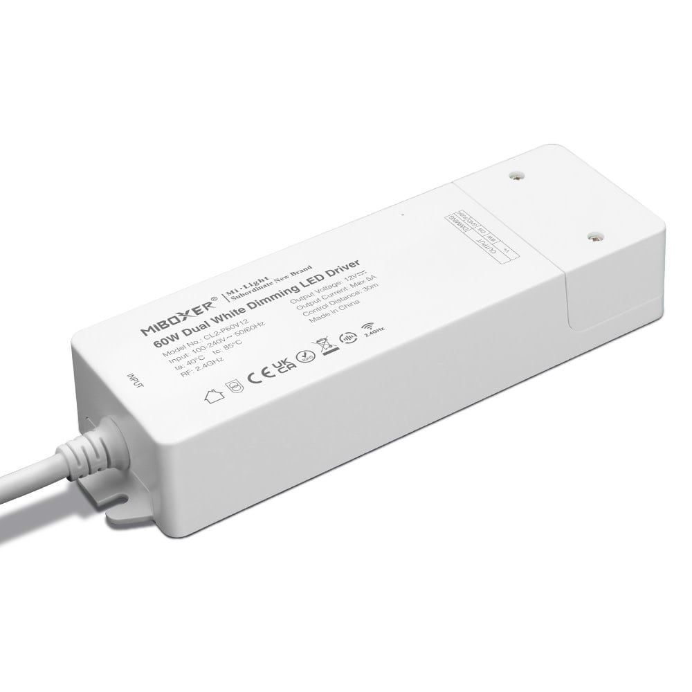 60W DIMMING LED DRIVER - CL2-P60V12 (DUAL WHITE)
