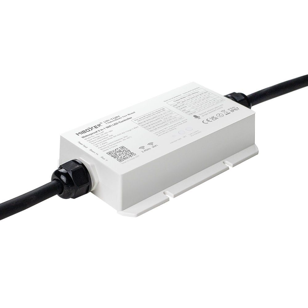 WL5-WP 12-36V Waterproof 5-in-1 WiFi LED Controller