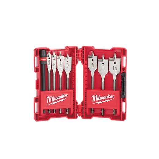 MILWAUKEE High Speed Wood Spade Bit Set (8-Piece) 49-22-0175