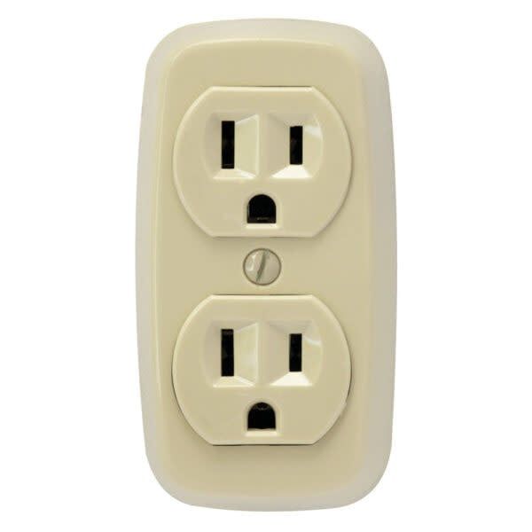 RECEPTACULO DOBLE SUPERFICIAL (UF) 15A/125V IVORY 78V