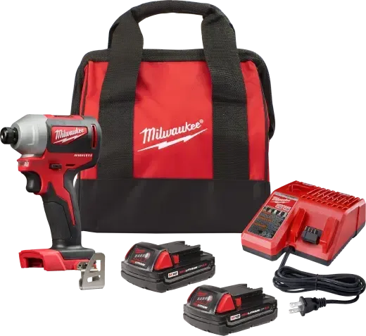 2850-22CT M18 1/4&quot; Hex Impact Driver Kit
