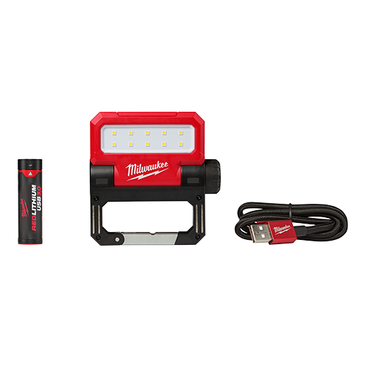 MILWAUKEE 2114-21 USB RECHARGEABLE ROVER PIVOTING FLOOD LIGHT