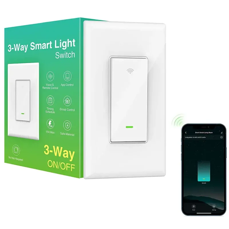SW6 SMART WIFI 3 WAY LIGHT SWITCH