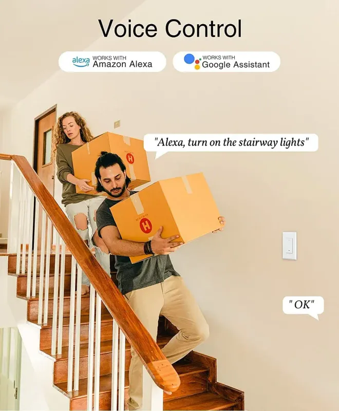 SW6 SMART WIFI 3 WAY LIGHT SWITCH