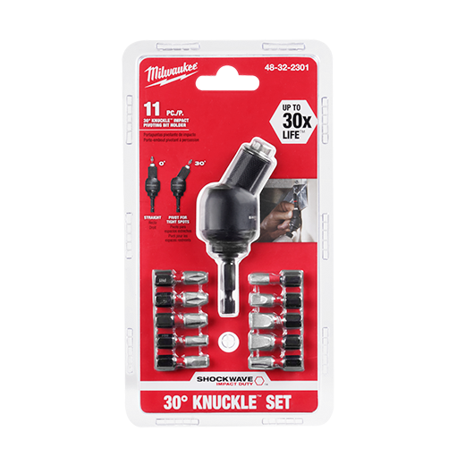 MILWAUKEE 30 Deg. Knuckle Bit Holder Set (11-Piece)