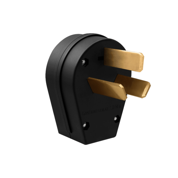 67351-BK STRAIGHT BLADE ANGLE REPLACEMENT MALE PLUG 125/250VAC, 10-30/50Amp ESTUFA Y SECADORA