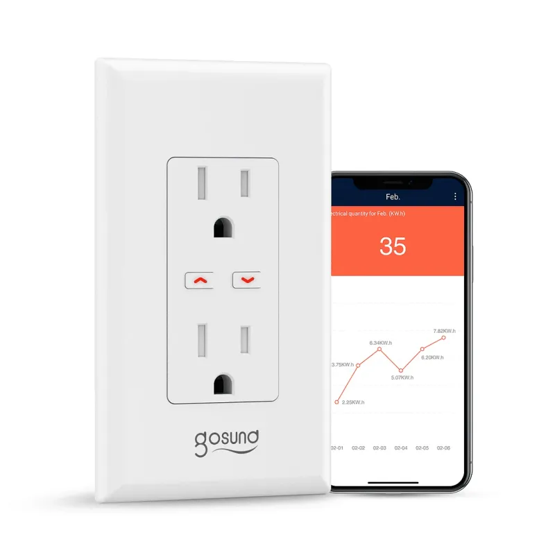 WO1 WIFI SMART IN WALL OUTLET