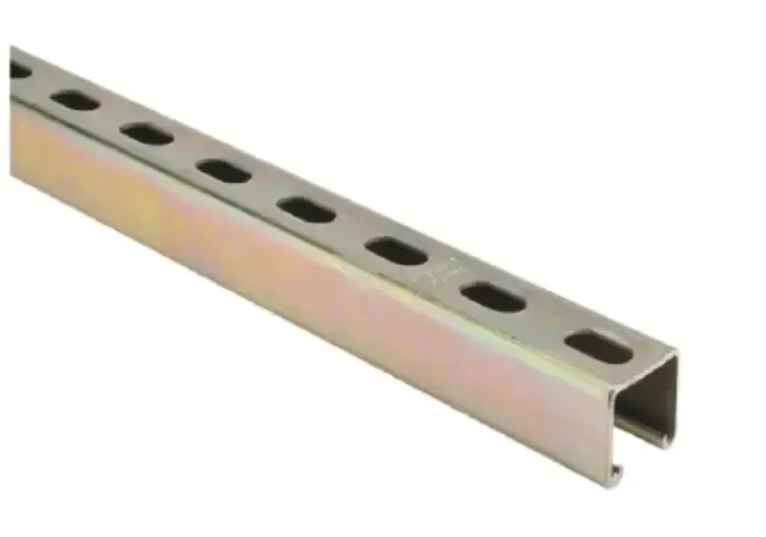 CANAL BARRA UNISTRUST ALTA DE 1 5/8&quot; X 1 5/8&quot; X 10&#39; /3-BUT 1-5/8&quot; (A) PERFORADA