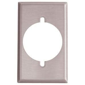 PLACA 2X4 RECEPTACULO 30/50A  STAINLESS STEEL / S384C