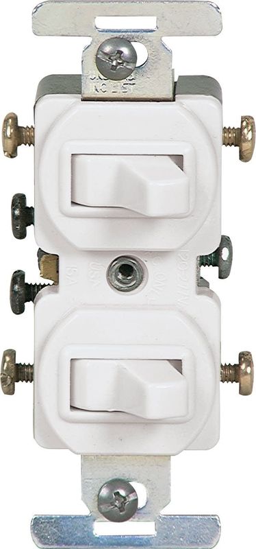 SWITCH DOBLE 3 WAY 15/120-277 WHITE 276W