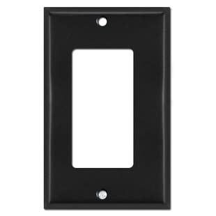 8831-BK DECORATOR/GFCI ONE-GANG WALL PLATE, BLACK