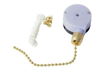 SPDT Variable Speed and Two Circuit Pull-Chain Switch 6A 125VAC/ F/O/O / GSW-33